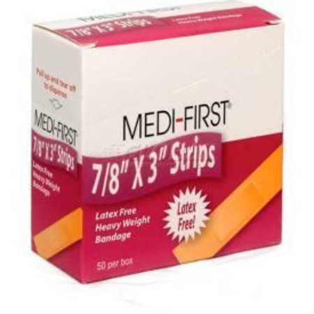 Medique Products Flexible Bandage, Extra Heavy Weight, 7/8" x 3" Strip, 50/Box 61450